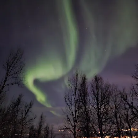 In Tromso, Located Between The Arctic Cathedral And The Cable Car