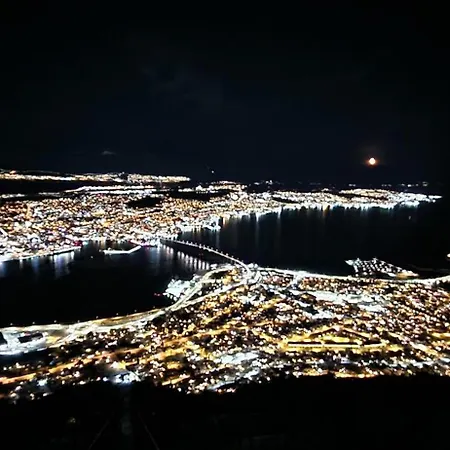 In Tromso, Located Between The Arctic Cathedral And The Cable Car Tromso