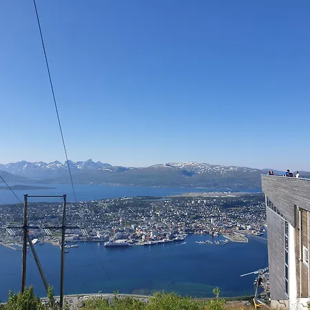In Tromso, Located Between The Arctic Cathedral And The Cable Car Apartment
