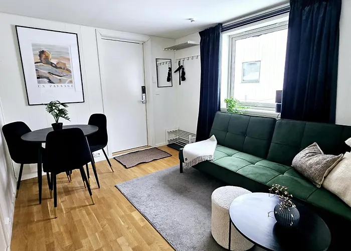 In Tromso, Located Between The Arctic Cathedral And The Cable Car *